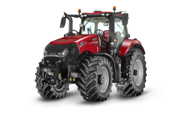 Traktorius Case IH Magnum AFS Connect™ CVXDrive serijos fotografuotas iš priekio