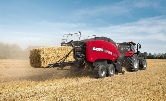 CASE IH stačiakampių ryšulių presai