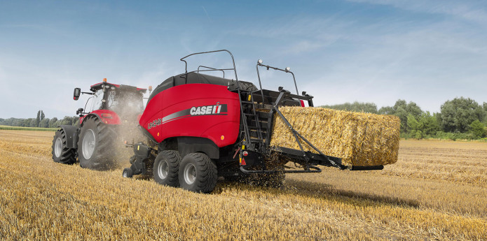 CASE IH stačiakampių ryšulių presai