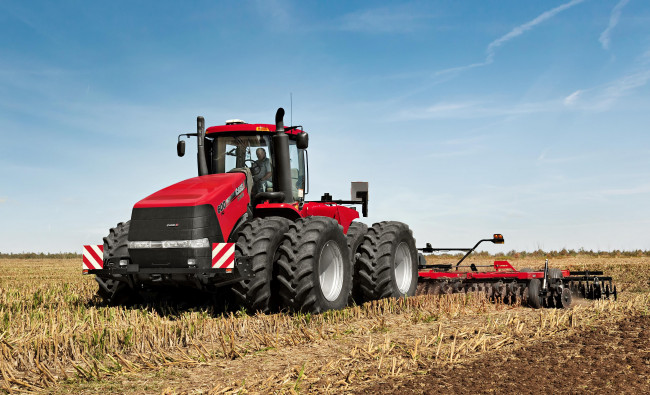 Traktorius Case IH Steiger AFS Connect serijos paruošia dirvą