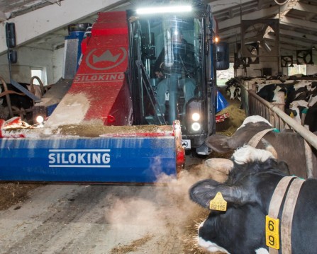 Išmanioji šėrimo technologija Siloking SelfLine 4.0 savaeigiams pašarų maišytuvams