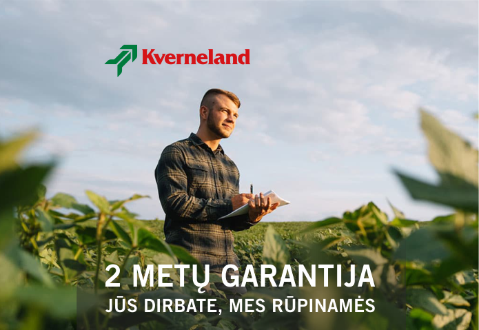 DVEJŲ METŲ GARANTIJA DVEJŲ METŲ GARANTIJA