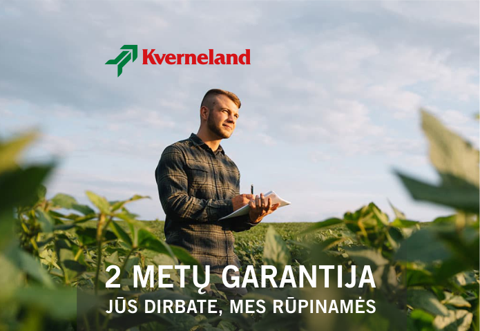 DVEJŲ METŲ GARANTIJA