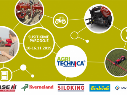 Pasimatykime parodoje Agritechnica!