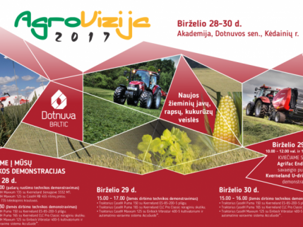 Kviečiame apsilankyti parodoje AGROVIZIJA 2017