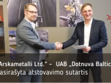 „Arskametalli Ltd.“ –  UAB „Dotnuva Baltic“: pasirašyta atstovavimo sutartis