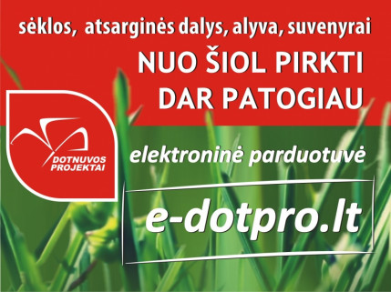 „Dotnuvos projektai“ sėklomis bei atsarginėmis dalimis prekiaus ir internetu