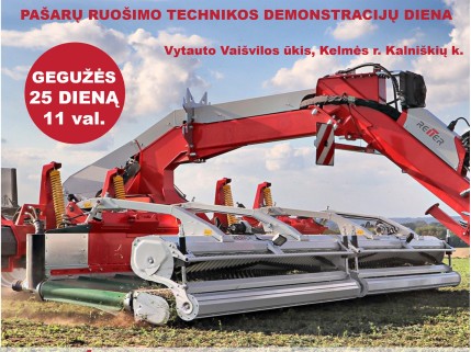 Pašarų ruošimo technikos demonstracijų diena Naši šienapjūtė 2022