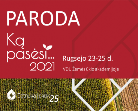 Kviečiame į parodą „Ką pasėsi...2021“ Kviečiame į parodą „Ką pasėsi...2021“