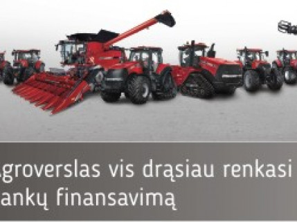 Agroverslas vis drąsiau renkasi bankų finansavimą