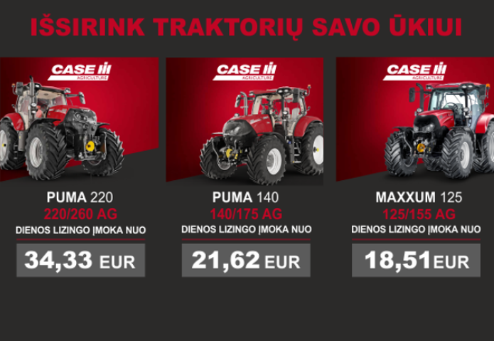 Išsirink traktorių savo ūkiui Išsirink traktorių savo ūkiui