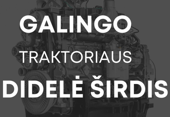 Galingo traktoriaus didelė širdis! 