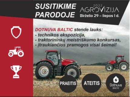 Susitikime parodoje „Agrovizija“ birželio 29 – liepos 1 dienomis