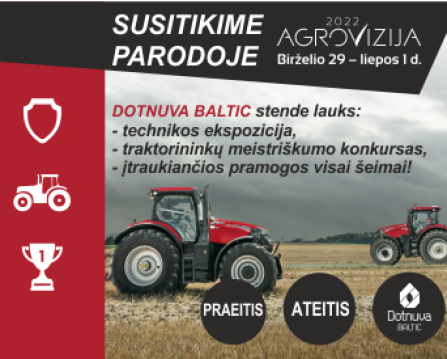 Susitikime parodoje „Agrovizija“ birželio 29 – liepos 1 dienomis
