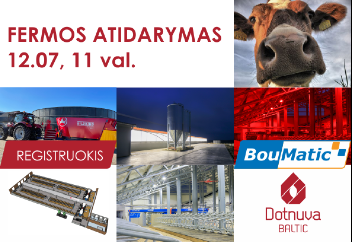 KVIEČIAME REGISTRUOTIS Į FERMOS ATIDARYMO RENGINĮ KVIEČIAME REGISTRUOTIS Į FERMOS ATIDARYMO RENGINĮ