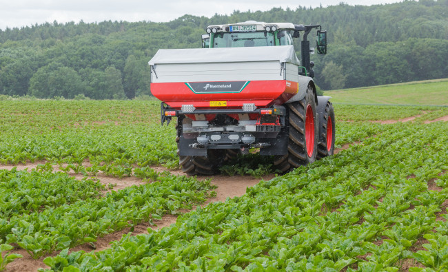 Pakabinama trąšų barstomoji Kverneland Exacta CL-GEO