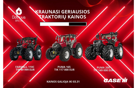 Kraunasi geriausios traktorių kainos!