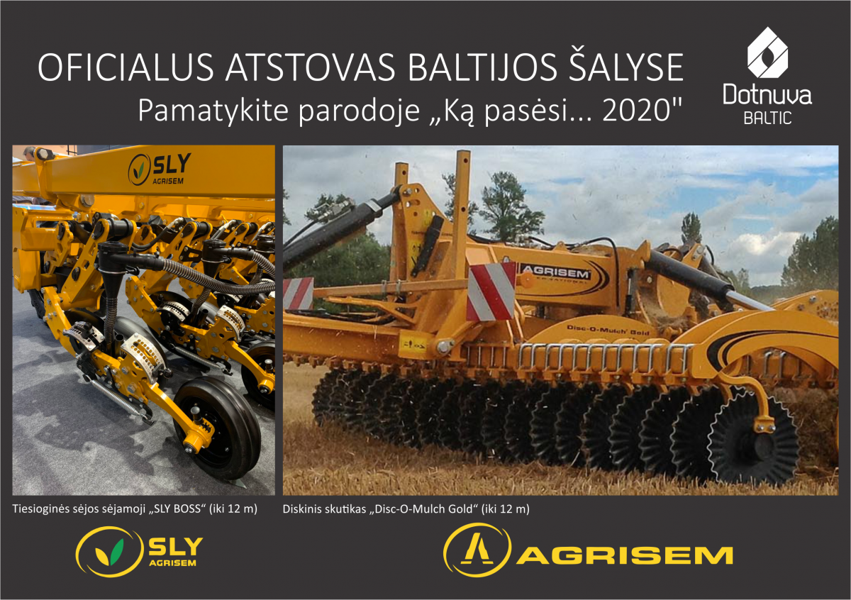 Dotnuva Baltic suteiktos Agrisem oficialaus atstovo Lietuvoje teisės