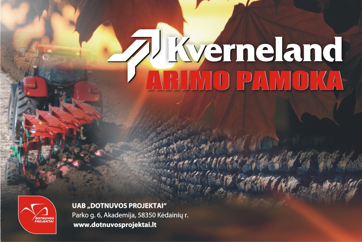 Kverneland arimo pamokos su Dotnuvos projektais 2014