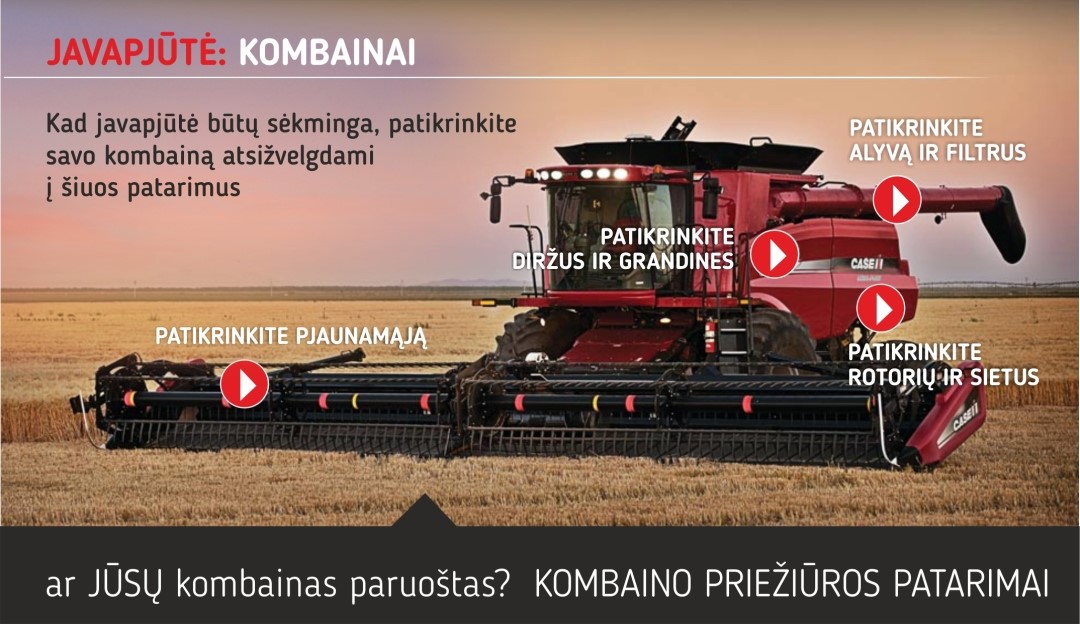 Javapjūtė – vienas sparčiausių ūkio darbų