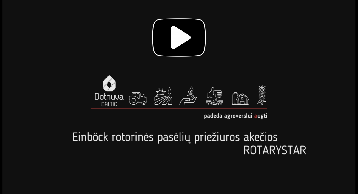  AEROSTAR ROTATION - tinkamiausias pasirinkimas purenti viršutinį dirvos sluoksnį pavasarį!