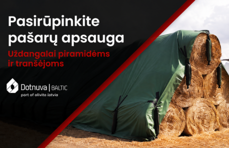 Pasirūpinkite pašarų apsauga
