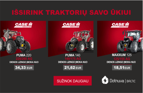 Išsirink traktorių savo ūkiui