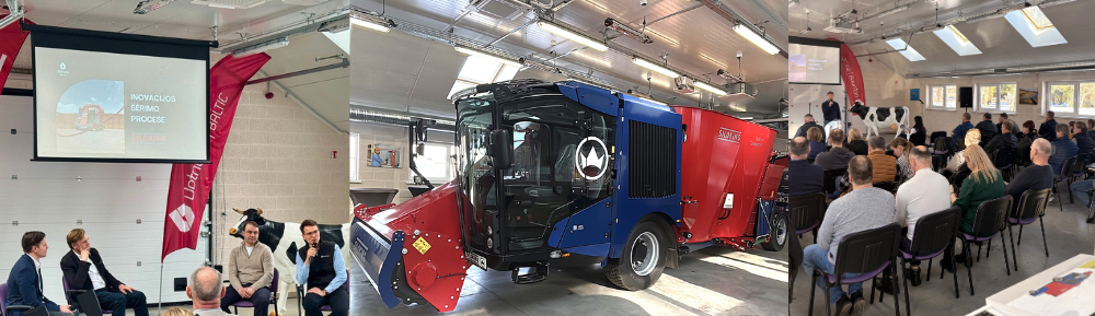 Tikslus šėrimas ūkyje: pristatyta savaeigė „Siloking“ technika ir „DryScan“ technologija.