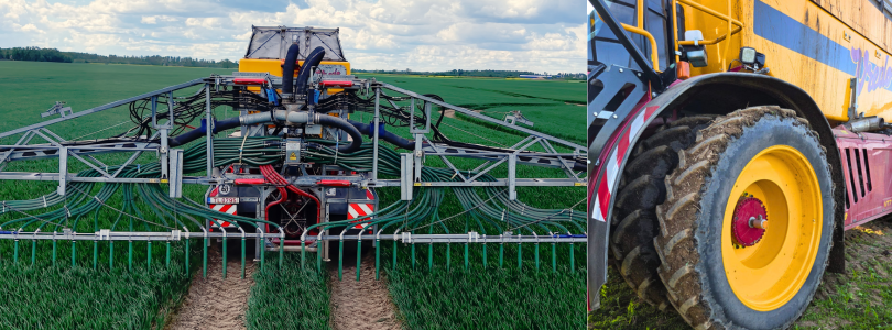 „Dotnuva Baltic“ Lietuvos laukuose pristatė pirmąją savaeigę VREDO srutų išlaistymo mašiną