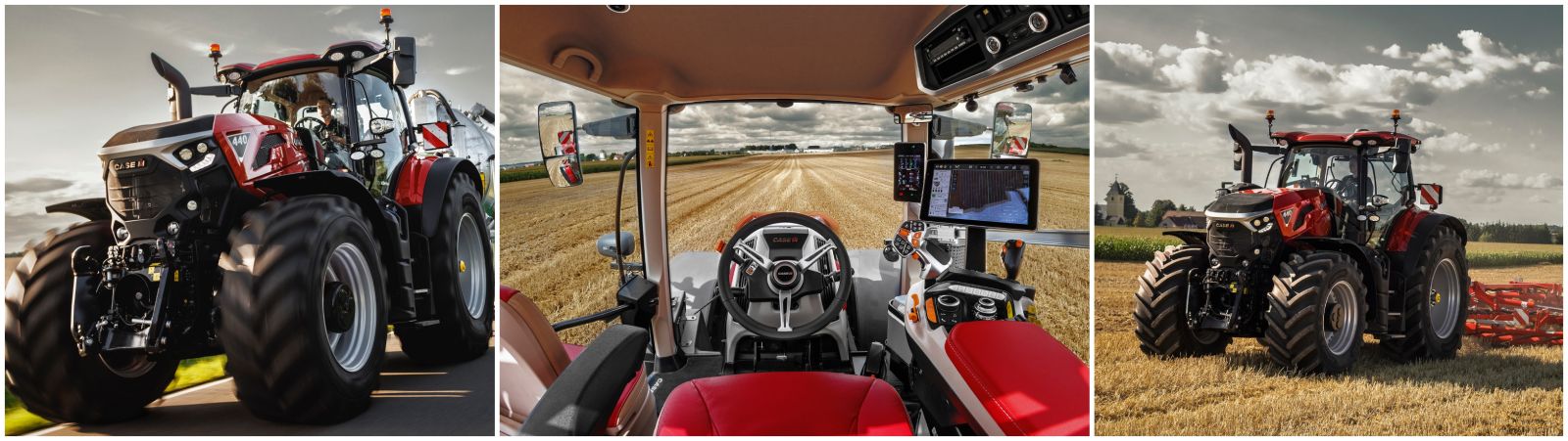 Case IH pristato naująją didesnės galios Optum traktorių seriją