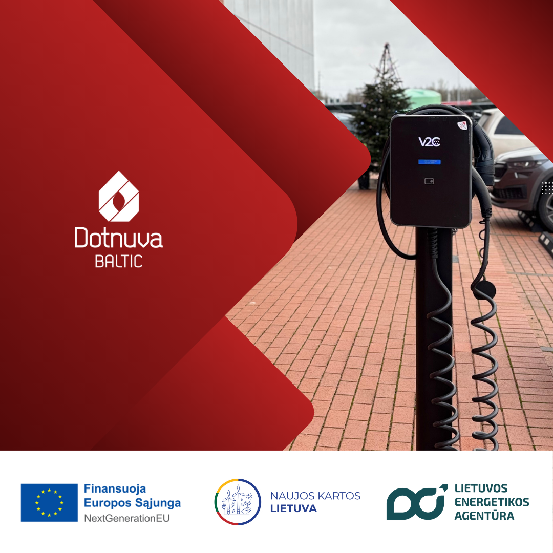Įrengėme 20 naujų elektromobilių įkrovimo stotelių Dotnuvos, Šiaulių, Plungės ir Pasvalio padaliniuose.